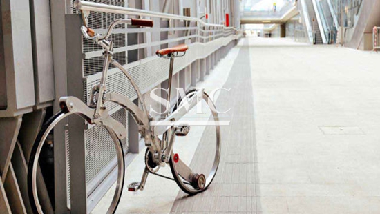 Bike That Can Be Folded to the Size of an Umbrella