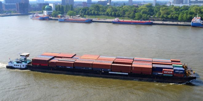 Already More than 100,000 Containers Shipped via Intercity Barge