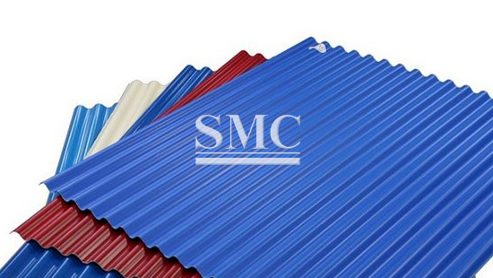 Light Weight Building Materials Colour Corrugated Metal Sheets - China Wave  Roofing Sheet, Colourbond Iron Sandbank