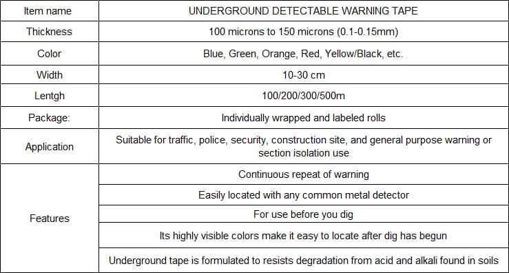 Detectable Warning Tape Price | Supplier & Manufacturer - Shanghai ...